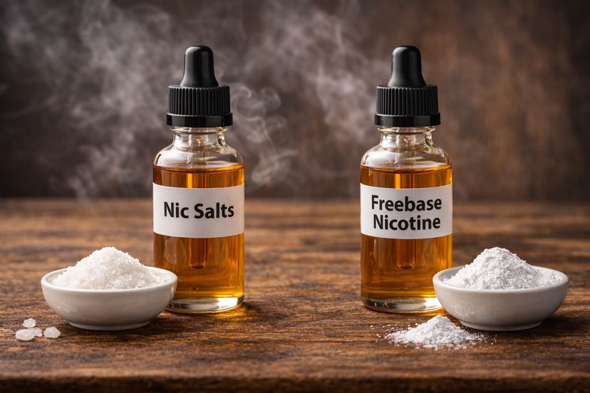 Nic Salts  vs. Freebase Nicotine: What’s the Difference?